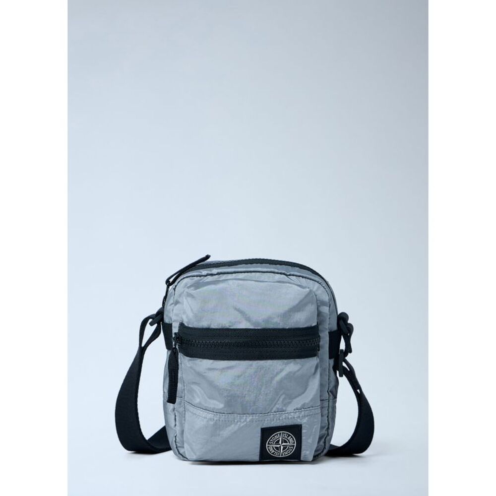 Stone Island Men Logo Motif Crossbody Bag